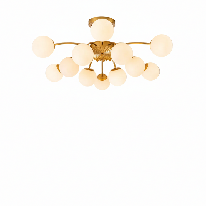 Dahlia Semi-Flush Chandelier
