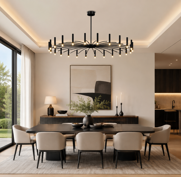 Cambridge Contemporary Candle Style Chandelier