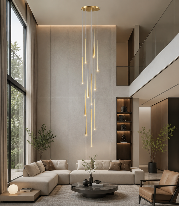 Mira Modern LED Staircase Chandelier