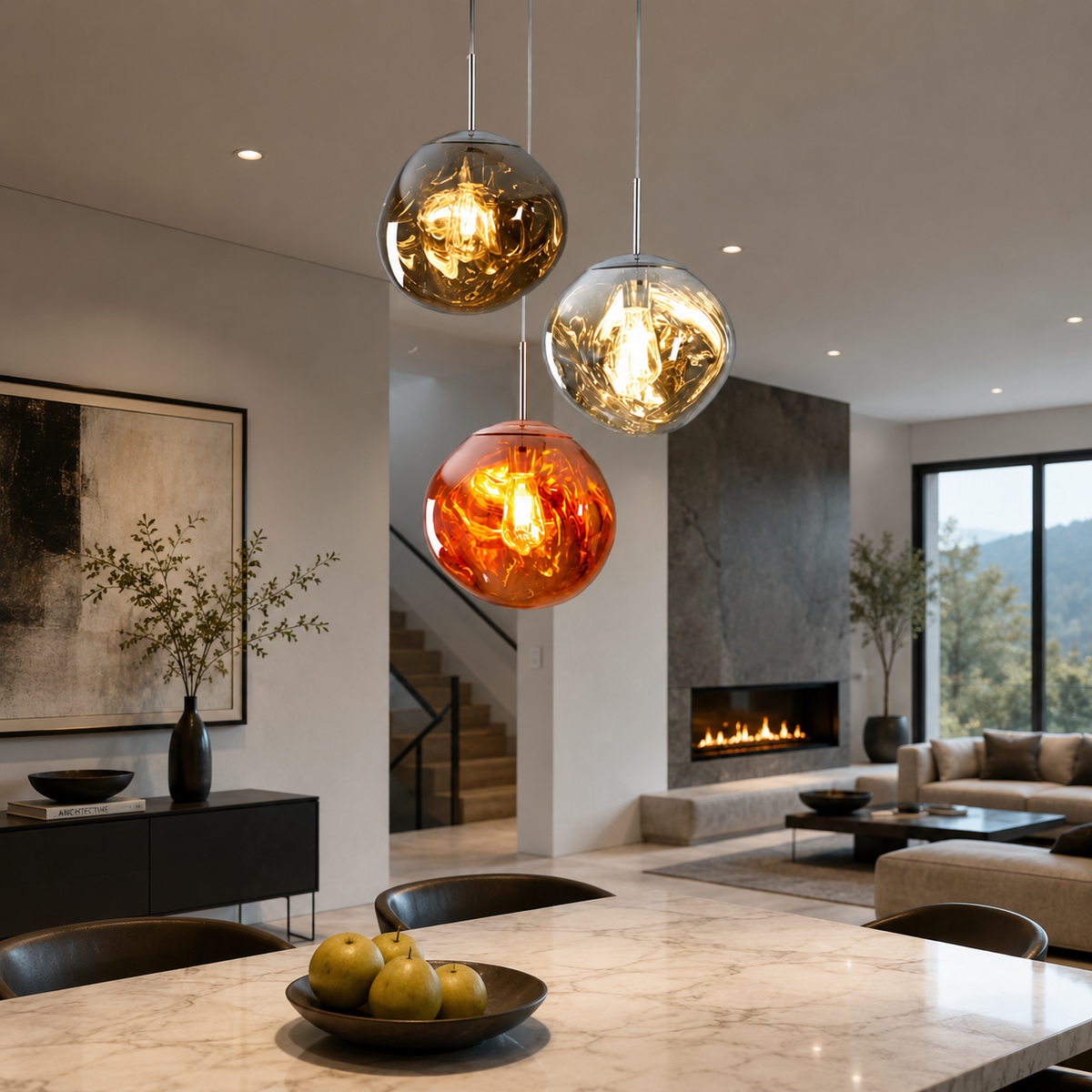 Syree Handblown LED Pendant Light
